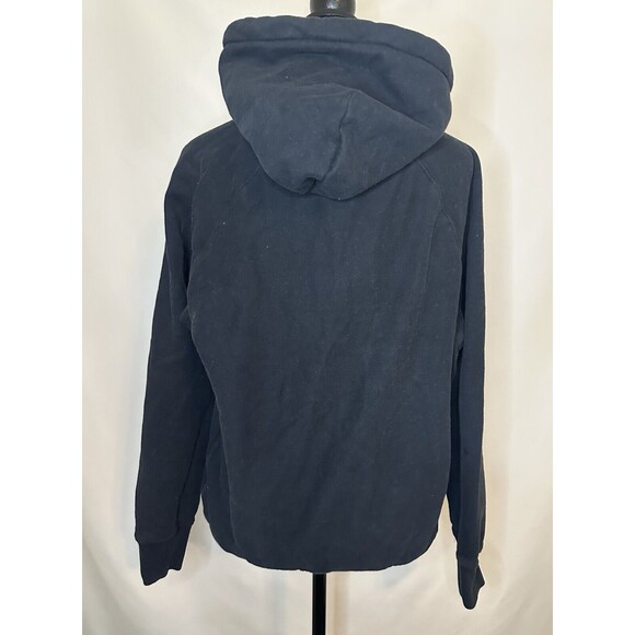 Thakoon Drawstring Gray Black Hoodie Sweater Pullover 100%‎ Cotton Women's LARGE - Picture 3 of 11